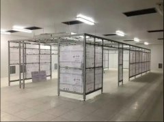 电子行业千级洁净棚电路安装
