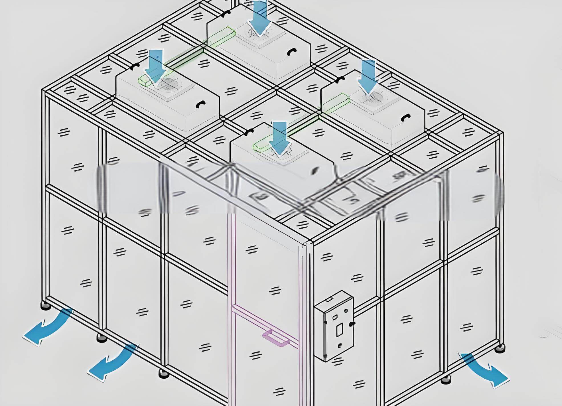 洁净棚空气循环原理